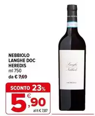 Heredis - Nebbiolo Langhe DOC Heredis - Nebbiolo Langhe DOC