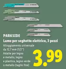 Parkside - Lame Per Seghetto Elettrico