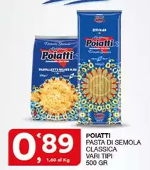 Poiatti - Pasta Di Semola Classica Poiatti - Pasta Di Semola Classica
