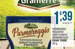 Granterre - Parmigiano Reggiano Grattugiato Parmareggio Granterre - Parmigiano Reggiano Grattugiato Parmareggio