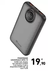 Powerbank Universale Araya 10 Powerbank Universale Araya 10