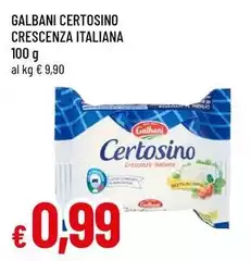 Galbani - Certosino Crescenza Italiana