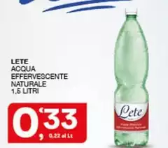 Lete - Acqua Effervescente Naturale