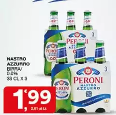 Peroni - Nastro Azzurro Birra/ 0.0%