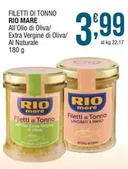 Rio Mare - Filetti Di Tonno All'Olio Di Oliva/Extra Vergine Di Oliva/Al Naturale Rio Mare - Filetti Di Tonno All'Olio Di Oliva/Extra Vergine Di Oliva/Al Naturale