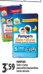 Pampers - Sole E Luna Pannolini/Mutandino 