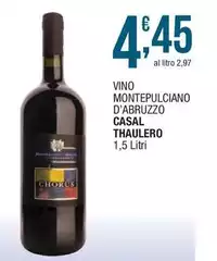 Casal Thaulero - Vino Montepulciano D'abruzzo