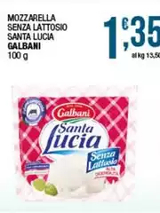 Galbani - Mozzarella Senza Lattosio Santa Lucia Galbani - Mozzarella Senza Lattosio Santa Lucia