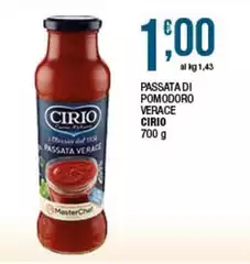Cirio - Passata Di Pomodoro Verace Cirio - Passata Di Pomodoro Verace
