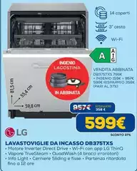 LG - Lavastoviglie Da Incasso DB375TXS