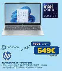 HP - Notebook 15-FD2008NL