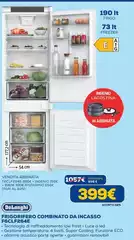 De Longhi - Frigorifero Combinato Da Incasso F6CLF264E De Longhi - Frigorifero Combinato Da Incasso F6CLF264E