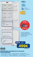 Bosch - Frigorifero Combinato Da Incasso AHSCO250NEB0 Bosch - Frigorifero Combinato Da Incasso AHSCO250NEB0