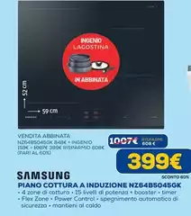 Samsung - Piano Cottura A Induzione NZ64B5045GK