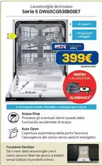 Samsung - Lavastoviglie Da Incasso Serie 5 DW60CG530B00ET