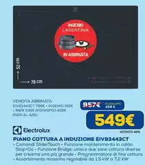Electrolux - Piano Cottura A Induzione EIV83443CT