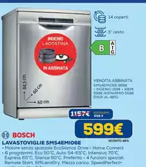 Bosch - Lavastoviglie SMS4EMI06E Bosch - Lavastoviglie SMS4EMI06E