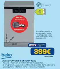 Beko - Lavastoviglie BDFN26440XC Beko - Lavastoviglie BDFN26440XC