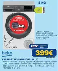 Beko - Asciugatrice BMEUT481SAI_IT