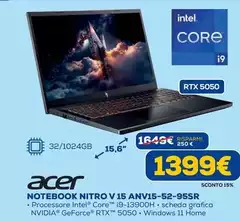 Acer - Notebook Nitro V 15 ANV15-52-95SR Acer - Notebook Nitro V 15 ANV15-52-95SR