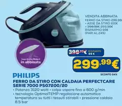 Philips - Ferro Da Stiro Con Caldaia Perfectcare Serie 7000 PSG7200/20 Philips - Ferro Da Stiro Con Caldaia Perfectcare Serie 7000 PSG7200/20