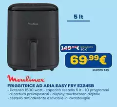 Moulinex - Friggitrice Ad Aria Easy Fry EZ245B