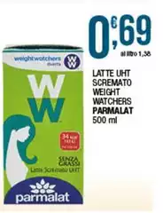 Parmalat - Latte UHT Scremato Weight Watchers