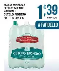 Cutolo rionero - Acqua Minerale Effervescente Naturale Cutolo rionero - Acqua Minerale Effervescente Naturale