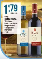 Botte buona - Vino Trebbiano Rubicone/Rosso Negroamaro/Sangiovese/Merlot IGT