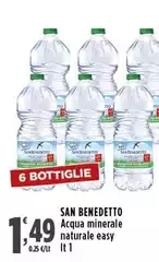 San Benedetto - Acqua Minerale Naturale Easy San Benedetto - Acqua Minerale Naturale Easy
