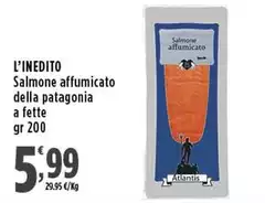 L'inedito - Salmone Affumicato Della Patagonia A Fette L'inedito - Salmone Affumicato Della Patagonia A Fette
