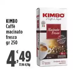 Kimbo - Caffè Macinato Fresco Kimbo - Caffè Macinato Fresco