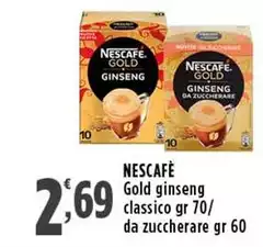 Nescafé - Gold Ginseng Classico Nescafé - Gold Ginseng Classico