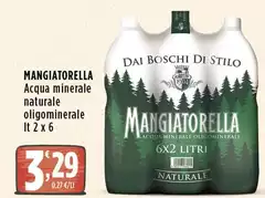 Mangiatorella - Acqua Minerale Naturale Oligominerale Mangiatorella - Acqua Minerale Naturale Oligominerale