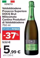 Cantina produttori di valdobbiadene - Valdobbiadene Prosecco Superiore DOCG Brut Millesimato Cantina produttori di valdobbiadene - Valdobbiadene Prosecco Superiore DOCG Brut Millesimato