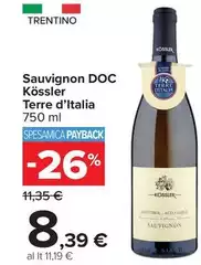 Kossler - Sauvignon DOC Terre D'Italia Kossler - Sauvignon DOC Terre D'Italia