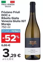Venezia - Friulano Friuli DOC O Ribolla Gialla  Giulia IGT