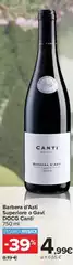 Gavi - Barbera Sjasti Superiore O Cavi DOCG Canti