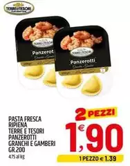 Terre E Tesori - Pasta Fresca Ripiena Panzerotti Granchi E Gamberi