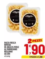 Perle - Pasta Fresca Ripiena De Angelis  Al Parmigiano Reggiano