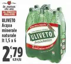Uliveto - Acqua Minerale Naturale Uliveto - Acqua Minerale Naturale