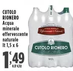 Cutolo Rionero - Acqua Minerale Effervescente Naturale Cutolo Rionero - Acqua Minerale Effervescente Naturale