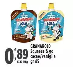 Granarolo - Squeeze & Go Cacao Granarolo - Squeeze & Go Cacao