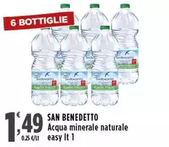 San Benedetto - Acqua Minerale Naturale Easy San Benedetto - Acqua Minerale Naturale Easy