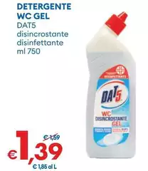 Dat5 - Detergente Wc Gel Dat5 - Detergente Wc Gel