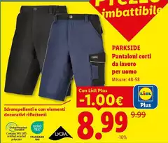 Parkside - Pantaloni Corti Da Lavoro Per Uomo