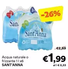 Sant'anna - Acqua Naturale O Frizzante Sant'anna - Acqua Naturale O Frizzante