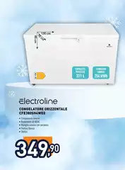 Electroline - Congelatore Orizzontale CFE380SH4WE0 Electroline - Congelatore Orizzontale CFE380SH4WE0