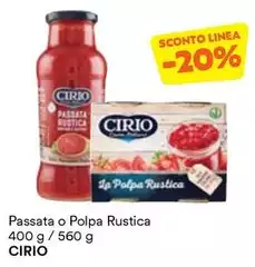 Cirio - Passata O Polpa Rustica Cirio - Passata O Polpa Rustica