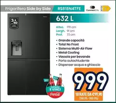 Hisense - Frigorifero Side By Side RS818N4TFE Hisense - Frigorifero Side By Side RS818N4TFE